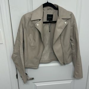 Dynamite leather jacket no stains lightly worn